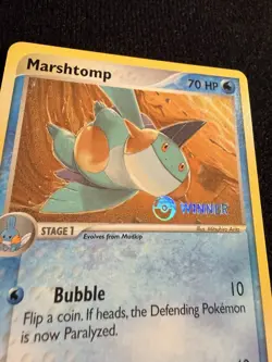 Pokemon Marshtomp WINNER 011 Nintendo Black Star Promos Promo - Image 2