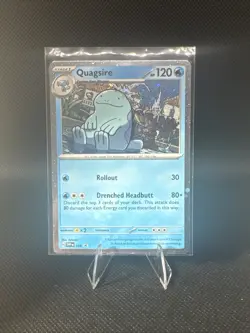 Quagsire SVP 156 Cosmo Holo Rare Pokemon Card - Triple Blister Black Star Promo - Image 1