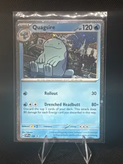 Quagsire SVP 156 Cosmo Holo Rare Pokemon Card - Triple Blister Black Star Promo - Image 2