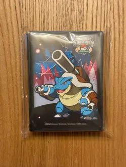 NEW/SEALED 2026 Pokemon NAIC Mega Blastoise Card Sleeves - Image 1