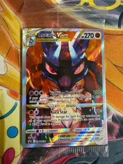 Lucario VSTAR -SWSH:POKEMON CENTER PROMO SWSH291 2019 NM SEALED - Image 1