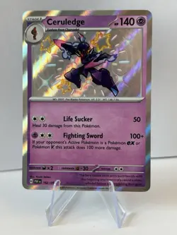 Pokemon Card - Ceruledge Paldean Fates 162/091 Shiny Vault Rare Holo NM - Image 1