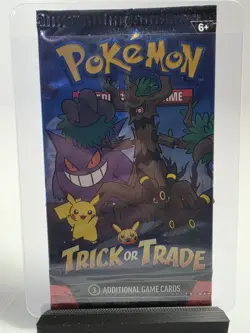 Pokemon TCG Trick or Trade Booster Pack 2024 Halloween 3 Cards Factory Sealed - Image 1