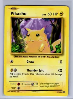 2016 Pokemon Evolutions PIKACHU Yellow Cheeks 35/108! NM - LP - Image 1