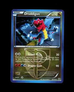 2012 Pokemon PLASMA STORM DRUDDIGON ICE HOLO 94/135 RARE! MP - Image 1