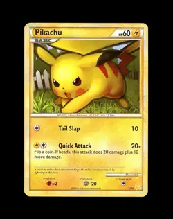 2010 Pokemon TRAINING KIT PIKACHU 2/30! HP WEAR - Image 1