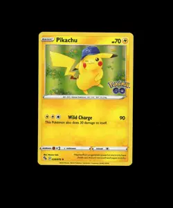 2022 Pokemon PIKACHU REFRACTOR FOIL HOLO 28/78 PROMO POKE GO - Image 1