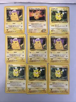Pokemon Card Lot Pikachu Lot 1999 Cards Variety - Image 1