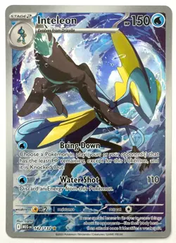 Inteleon 142/132 - Pokemon TCG - Mega Evolution Illustration Rare Holo - Image 1