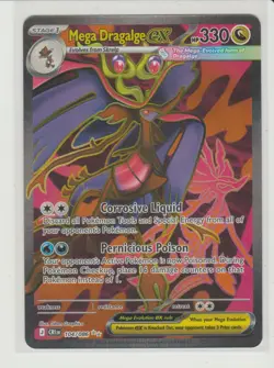 Mega Dragalge ex - Ultra Rare Pokemon Card CRI 104/086 - Image 1