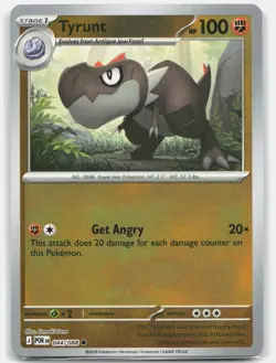 Tyrunt 044/088 Reverse Holo ME03: Perfect Order Pokemon NM - Image 1