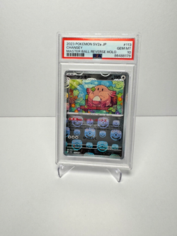 2023 POKEMON JAPANESE SV2A 151 CHANSEY MASTER BALL REVERSE HOLO 113/165 PSA 10 - Image 1