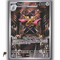 2026 Pokemon Perfect Order Doublade 098/088 Illustration Rare Holo NM - Image 1