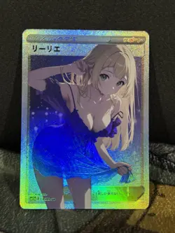 CUSTOM GODDESS STORY POKEMON LILLIE ANIME WAIFU CARD - Image 1