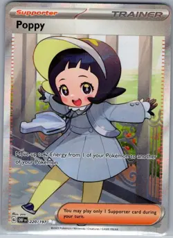Poppy 220/197 SV03: Obsidian Flames - Pokemon Card - NM - Image 1