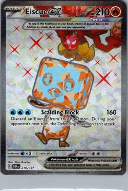 Eiscue ex 210/197 SV03: Obsidian Flames - Pokemon Card - NM - Image 1