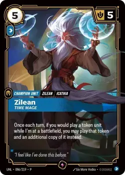 Zilean - Time Mage - Riftbound Organized Play Promotional Cards (OPP) - Image 1