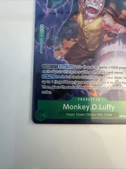 Monkey.D.Luffy OP16-034 Alt Rare The Time of Battle One Piece English NM Card + - Image 5