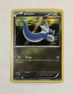 Pokemon DRATINI Card 1/20 Holo Rare Dragon Vault LP Unlimited Light Play TCG - Image 1