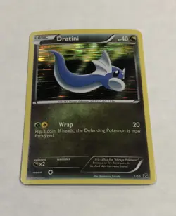 Pokemon DRATINI Card 1/20 Holo Rare Dragon Vault LP Unlimited Light Play TCG - Image 2