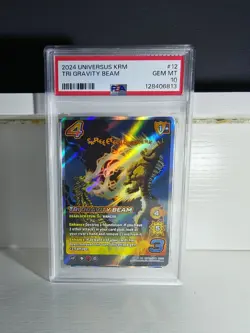 Tri Gravity Beam PSA 10 Godzilla Ultra Rare Universus Card Foil GEM MT - Image 1