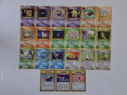 Japanese Base Set Jungle Fossil Set 21 Card Lot MP - Image 1