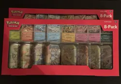 (Costco 2-pack) Pokemon Prismatic Evolutions - 8 Mini Tins w/ Promo Cards - New - Image 3