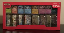 (Costco 2-pack) Pokemon Prismatic Evolutions - 8 Mini Tins w/ Promo Cards - New - Image 4