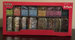 (Costco 2-pack) Pokemon Prismatic Evolutions - 8 Mini Tins w/ Promo Cards - New - Image 5