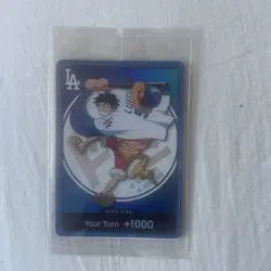 One Piece Dodgers Promo Card Monkey D. Luffy 2026 Original Packaging Sealed - Image 1
