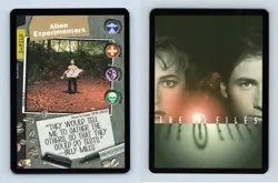 Alien Experiments - The X-Files 1996 Premier Common CCG Card - Image 1