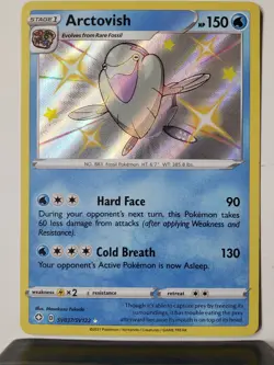 HOLO Arctovish SV037/SV122 - NM / M - SHINY VAULT Shining Fates Pokemon Card - Image 1
