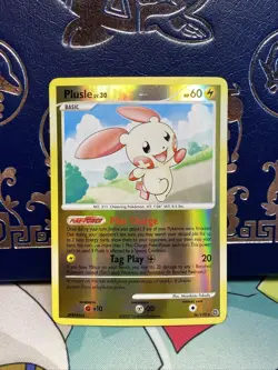 Plusle LV.30 36/132 REVERSE HOLO Secret Wonders Pokemon Card 2007 NM - Image 1