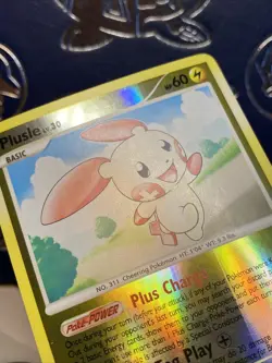 Plusle LV.30 36/132 REVERSE HOLO Secret Wonders Pokemon Card 2007 NM - Image 5