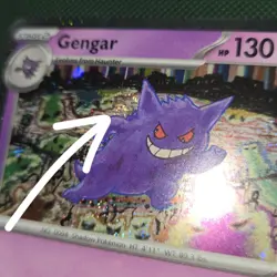 WHOLE SWIRL 🌀💫 Gengar 094/165 151 Club Cosmos Holo Nintendo Pokemon Card - Image 1