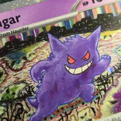WHOLE SWIRL 🌀💫 Gengar 094/165 151 Club Cosmos Holo Nintendo Pokemon Card - Image 2