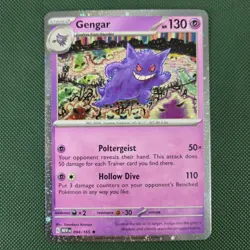 WHOLE SWIRL 🌀💫 Gengar 094/165 151 Club Cosmos Holo Nintendo Pokemon Card - Image 3