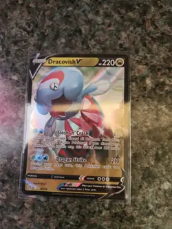 Dracovish V 114/172 Brilliant Stars Pokemon TCG Ultra Rare Card NM - Mint p11 - Image 1