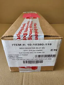 Pokemon TCG Perfect Order Booster Box Full Case of 6 Boosters New Sealed In Hand - Image 1