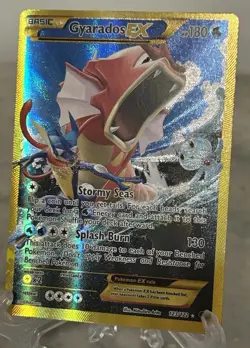 Pokemon TCG Gyarados EX 123/122 XY Breakpoint 2016 Secret Holo Rare Card - Image 1