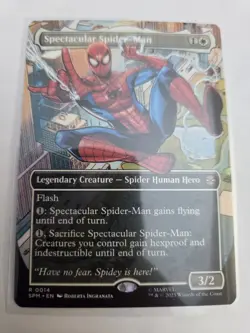 mtg, Spectacular Spider-Man (Borderless) Marvel's Spider-Man Regular NM - Image 1