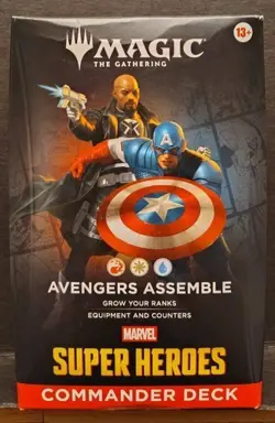 Magic The Gathering Marvel Super Heroes Avengers Assemble Commander Deck *NEW* - Image 1
