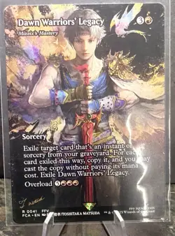 Dawn Warrior’s Legacy – MTG Final Fantasy FCA Mizzix’s Mastery Rare - Image 1
