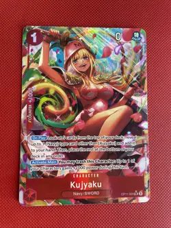 Kujyaku Alt Art OP11-004 SR A Fist of Divine Speed English One Piece TCG NM - Image 1