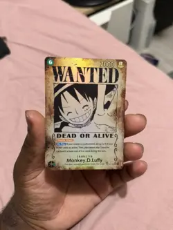 One Piece TCG - Monkey D Luffy Wanted SP OP13-118 SEC Alt Art English NM - Image 1