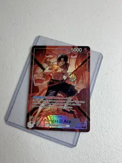 Portgas D Ace Alt Art Leader OP16-001 Time of Battle ENGLISH - Image 3