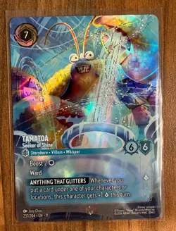 Disney Lorcana - Tamatoa - Seeker Of Shine - Enchanted 237/204 - Image 1