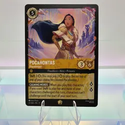 Disney Lorcana Pocahontas - Peacekeeper 22/204 Winterspell Legendary Regular - Image 1