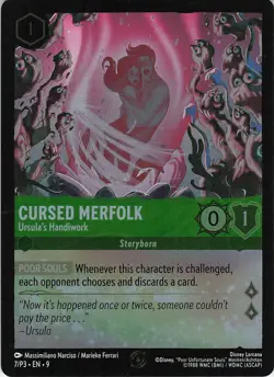 Cursed Merfolk - Ursula's Handiwork Promo Disney Lorcana Promo Cards 7 NM Cold F - Image 1