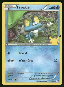 Froakie 022/025 Promo McDonald's 25th Anniversary Promos Pokemon Holo Near Mint - Image 1